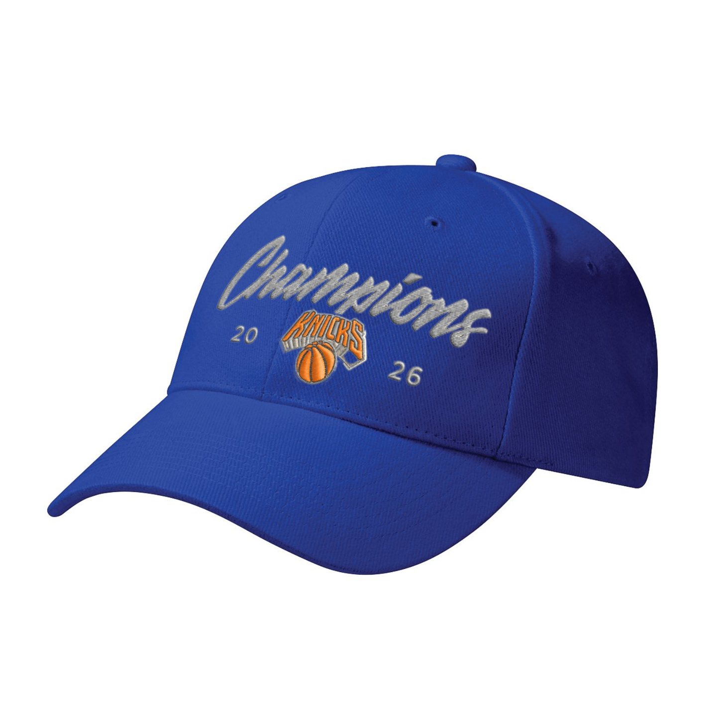NYK 2026 Basketball Champions Baseball Embroidered Cap-NHM