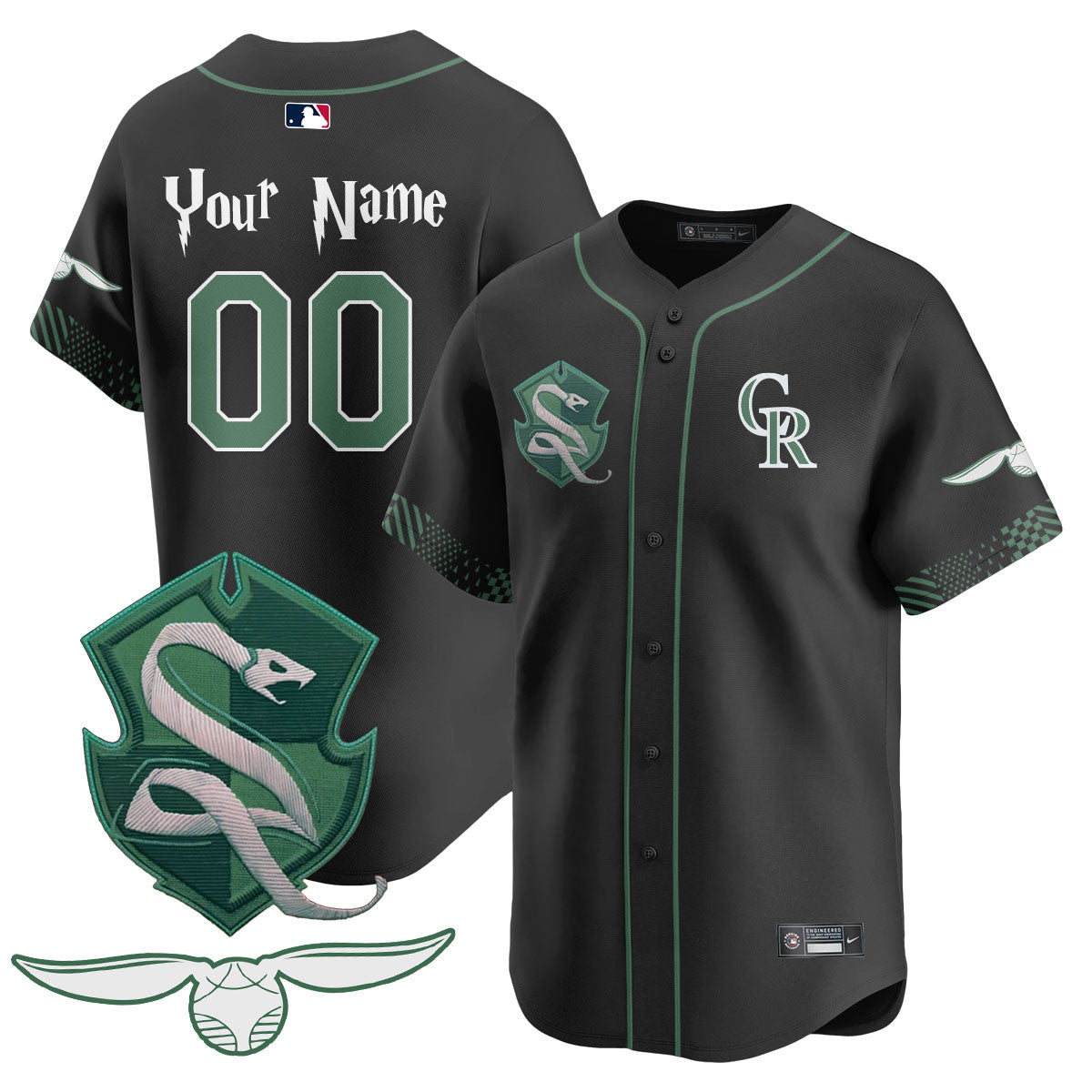 Custom Colorado Rockies Harry Potter 2025 Jersey - All Stitched
