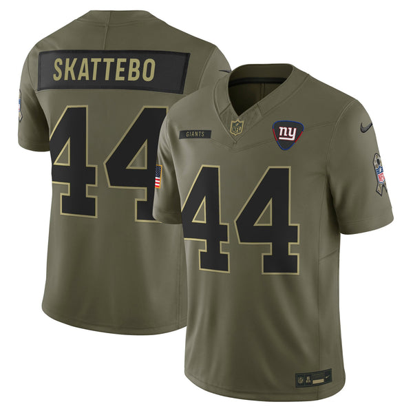 Cameron Skattebo #44 NYG Jersey - Stitched N1
