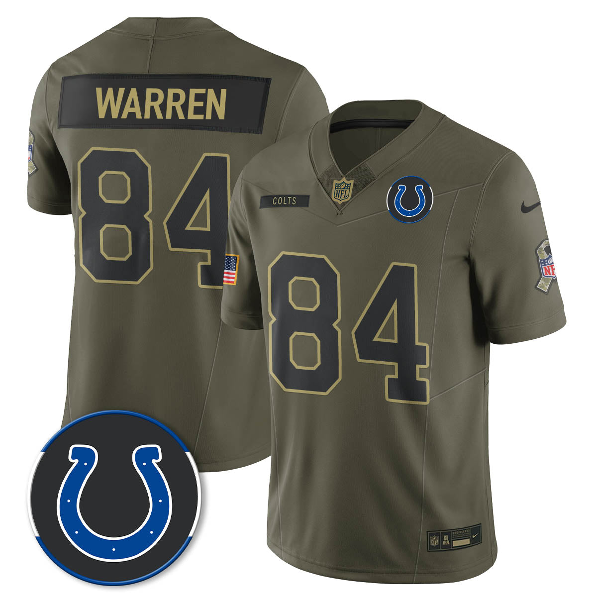 IND 2025 Salute to Service Limited Jersey - Stitched