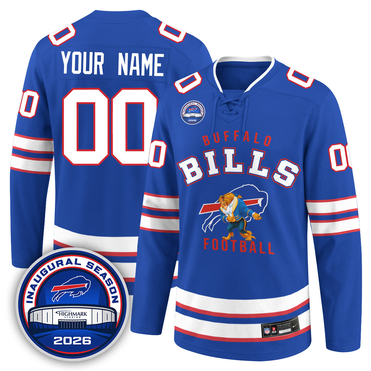 BUF x The Beast Edition Custom Hockey Jersey - Printed