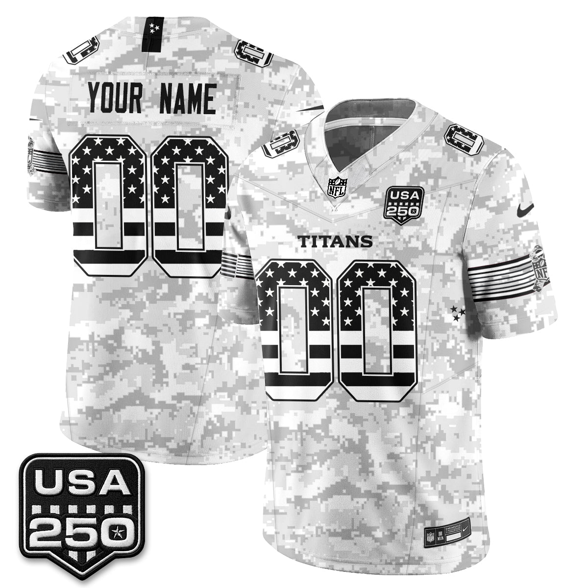 TEN 2026 Salute to Service Edition Vapor Custom Jersey - Stitched