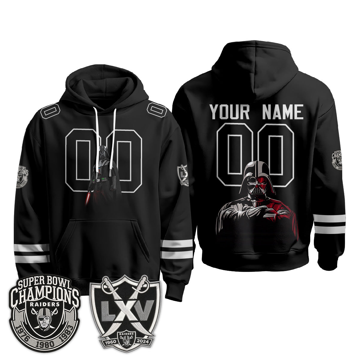 LVR x Dark Lord Edition Pullover Custom Hoodie - Printed