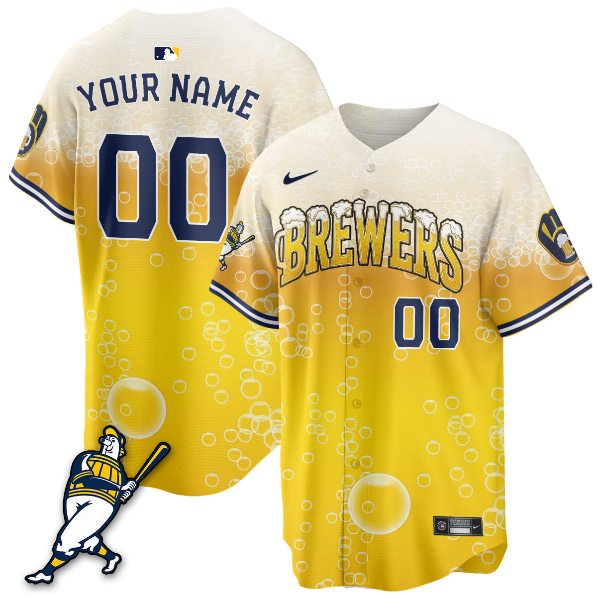 MIL "Pitcher & Pint" Edition Vapor Limited Custom Jersey - Stitched