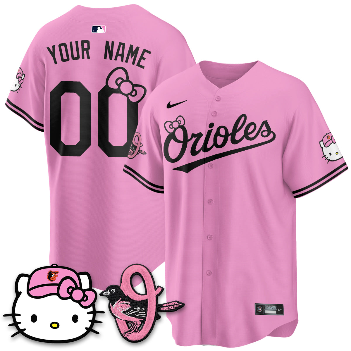 Baltimore Orioles x Meow KT Vapor Premier Limited Custom Jersey - Stitched