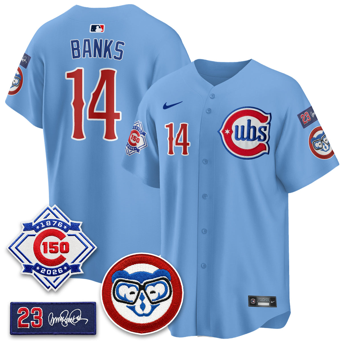 Chicago Cubs 150th Anniversary Holy Cow Vapor Premier Limited Jersey - All Stitched