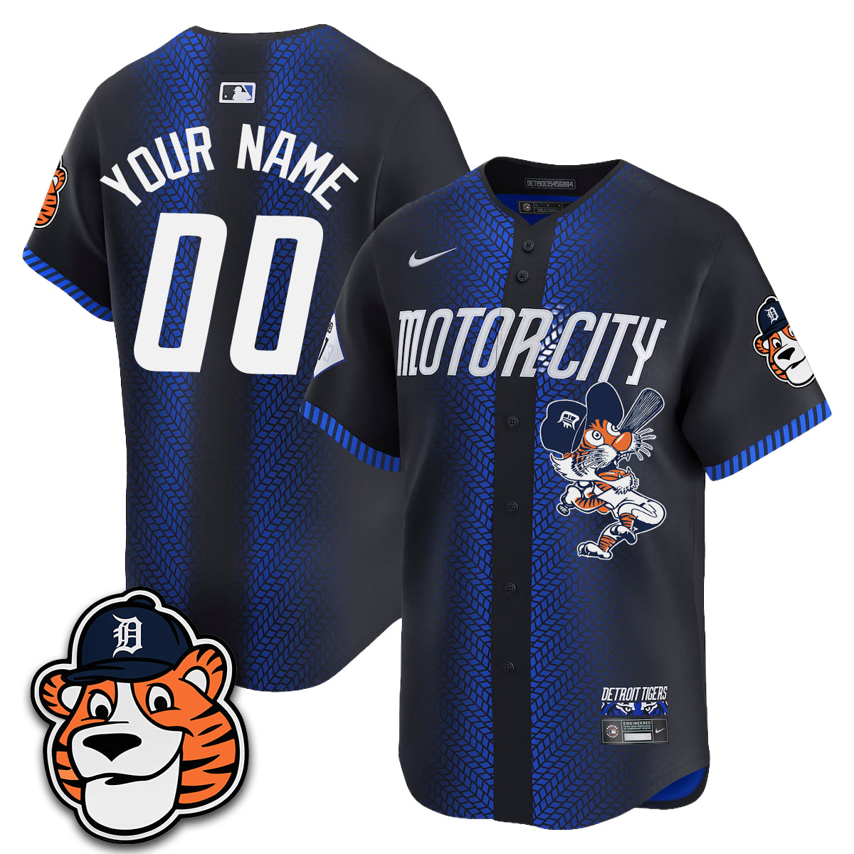 DET Paws Edition Vapor Limited Custom Jersey - Stitched