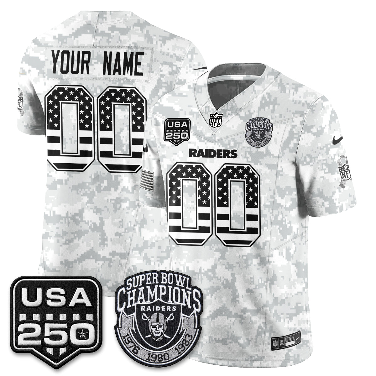 LVR 2026 Salute to Service Edition Vapor Custom Jersey - Stitched