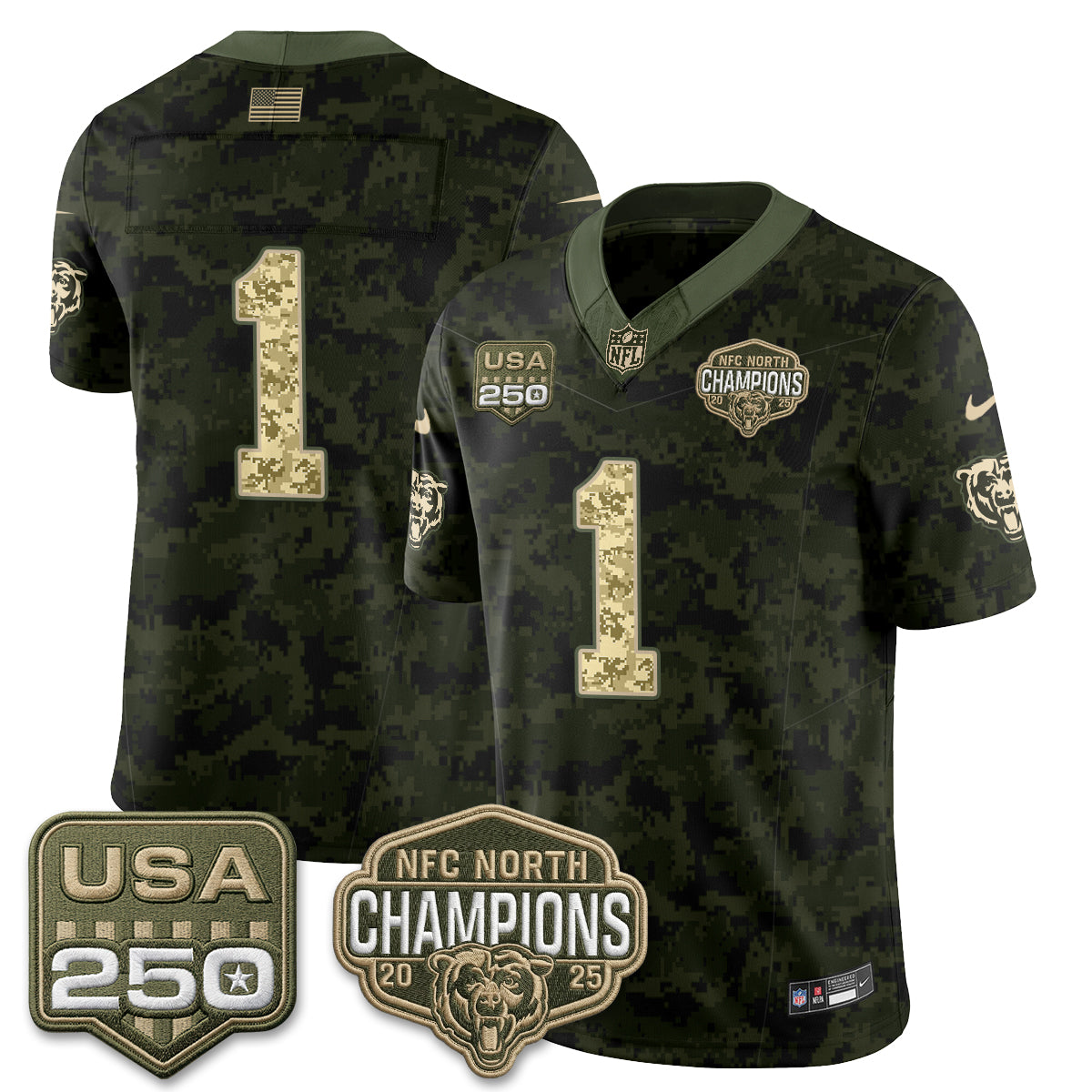 CHI 2026 Salute to Service Edition Vapor Jersey V2 - Stitched