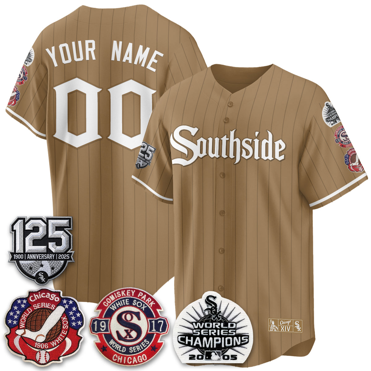 CWS Pope Leo Edition Vapor Custom Jersey - Stitched