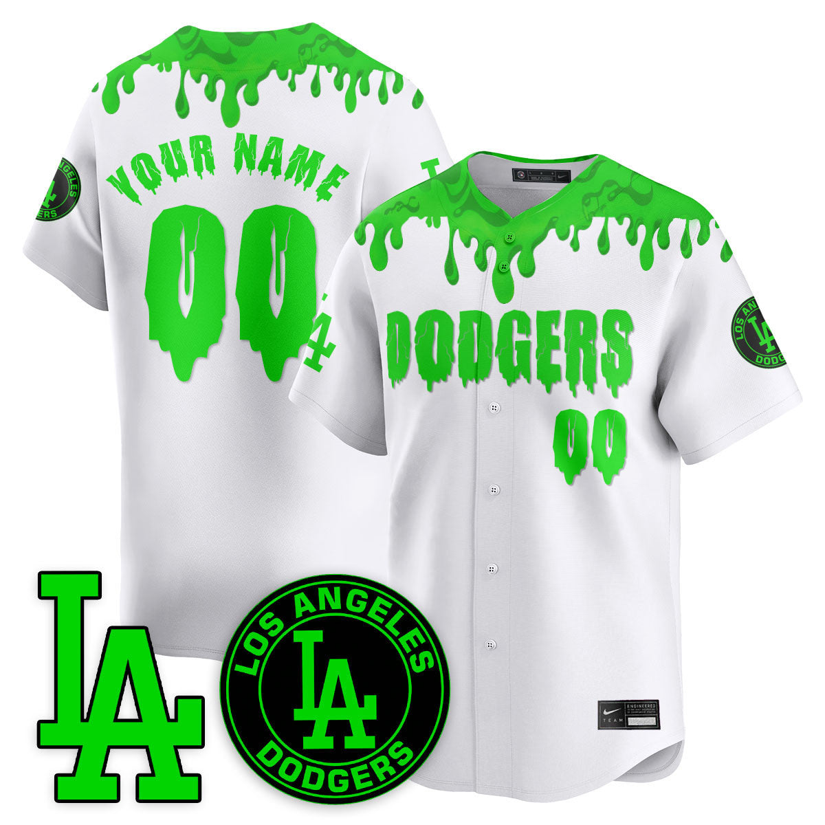 Custom LAD "Slime Night Special" Jersey - Stitched