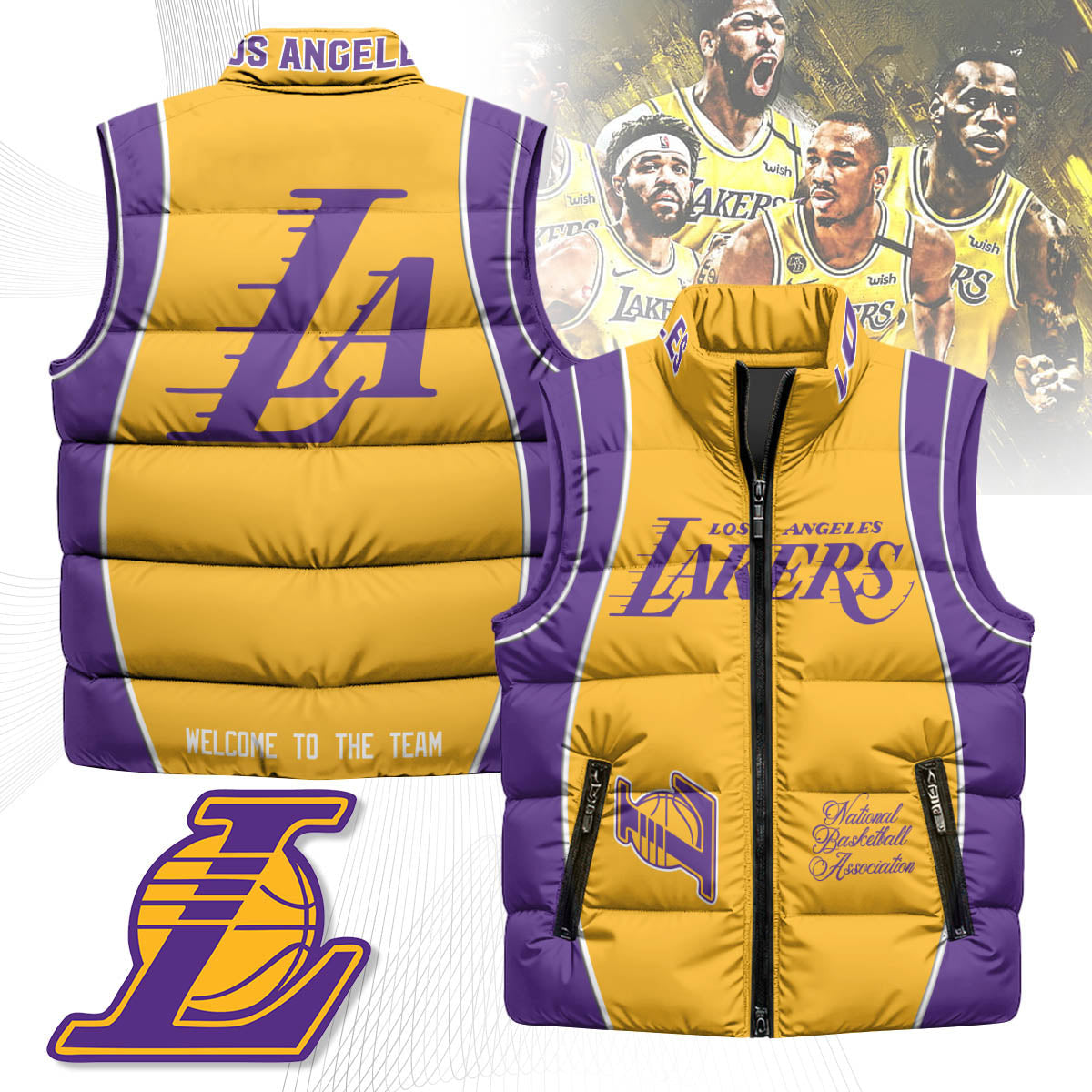 LAL Unisex Puffer Vest
