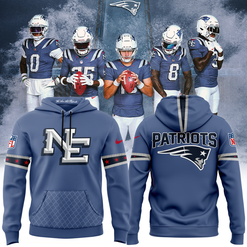 NEP Blue Rivalries Pullover Hoodie N5 - Stitched