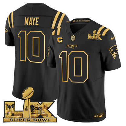 NE 2025 Super Bowl LX Vapor Limited Jersey N18 - All Stitched