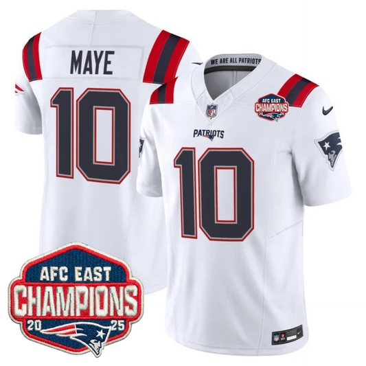 NE AFC East Champions Patch Vapor Limited Jersey - All Stitched