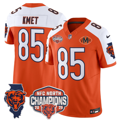 CHI 2025 NFC North Champions Patch Jersey V2 - All Stitched