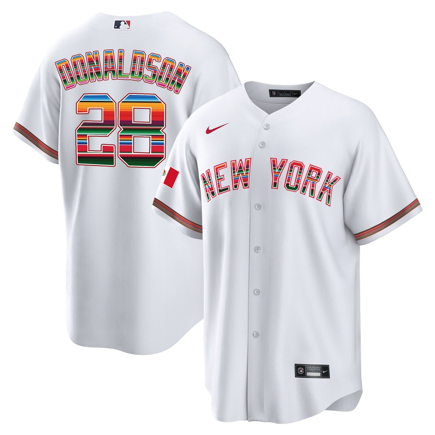 Men's New York Yankees Mexico Cool Base Jersey - All Stitched