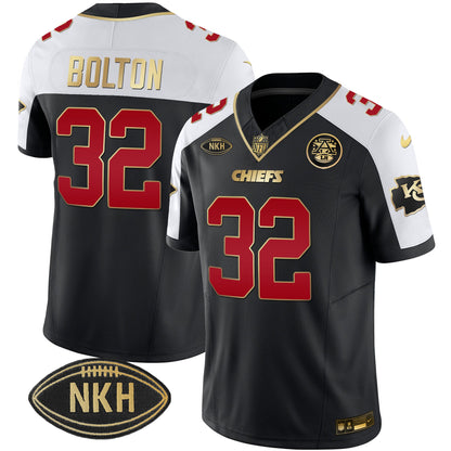 Men's Chiefs NKH Patch 2023 Vapor Limited Jersey - All Stitched