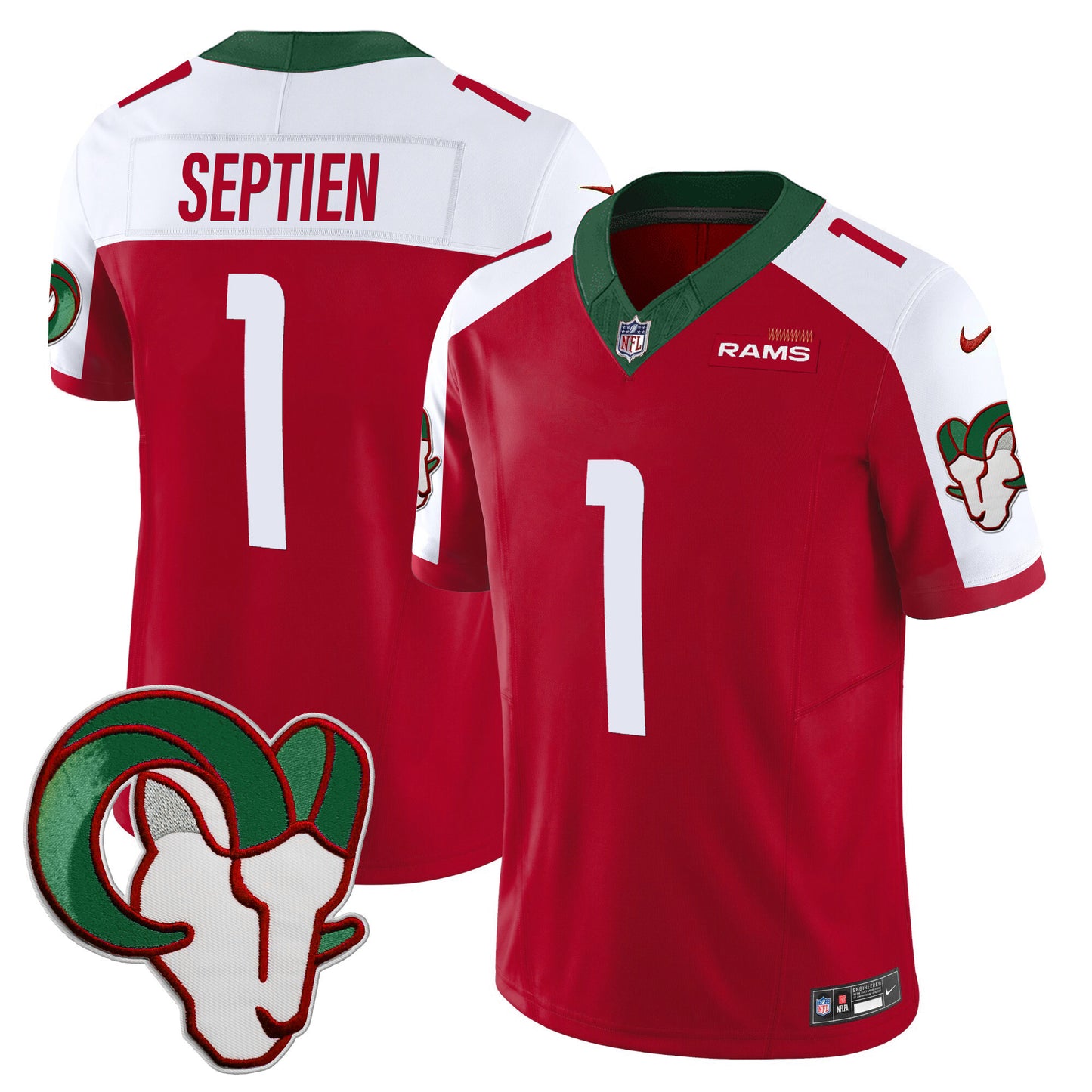 Los Angeles Rams Mexico Vapor Limited Jersey - All Stitched