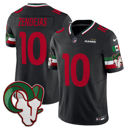 Los Angeles Rams Mexico Vapor Limited Jersey - All Stitched