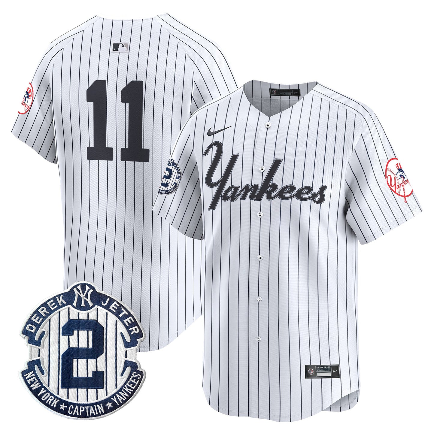 Men's Yankees Throwback Vapor Premier Limited Jersey V2 - All Stitched