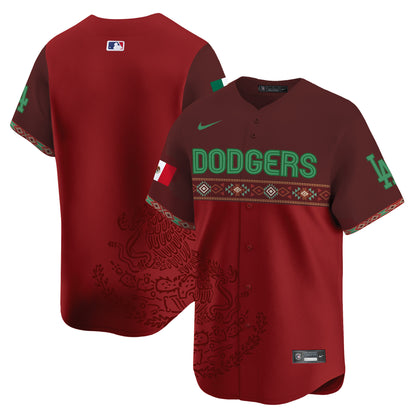 Los Angeles Dodgers Mexico Vapor Premier Limited Jersey V3 - Printed