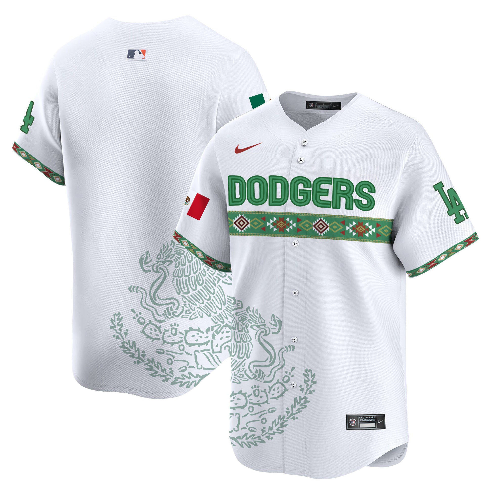 Los Angeles Dodgers Mexico Vapor Premier Limited Jersey V3 - Printed