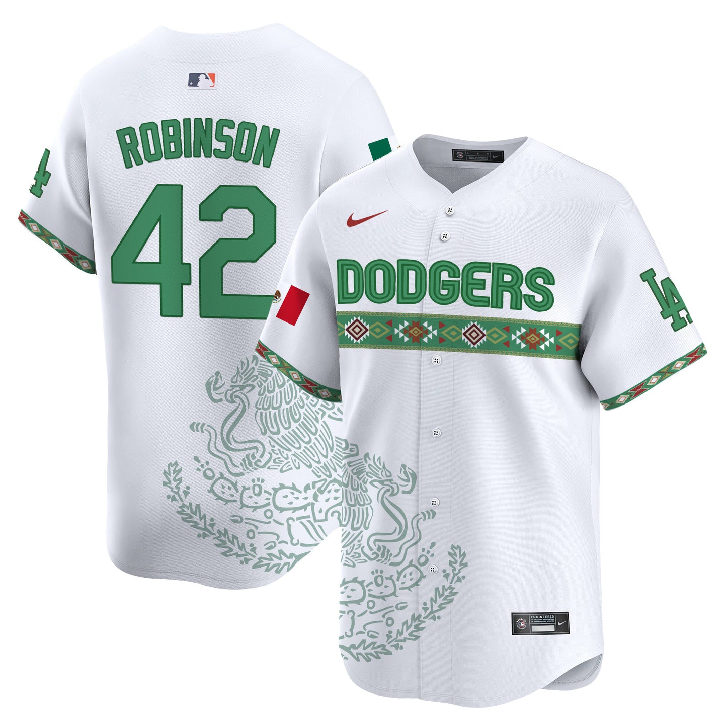 Los Angeles Dodgers Mexico Vapor Premier Limited Jersey V3 - Printed