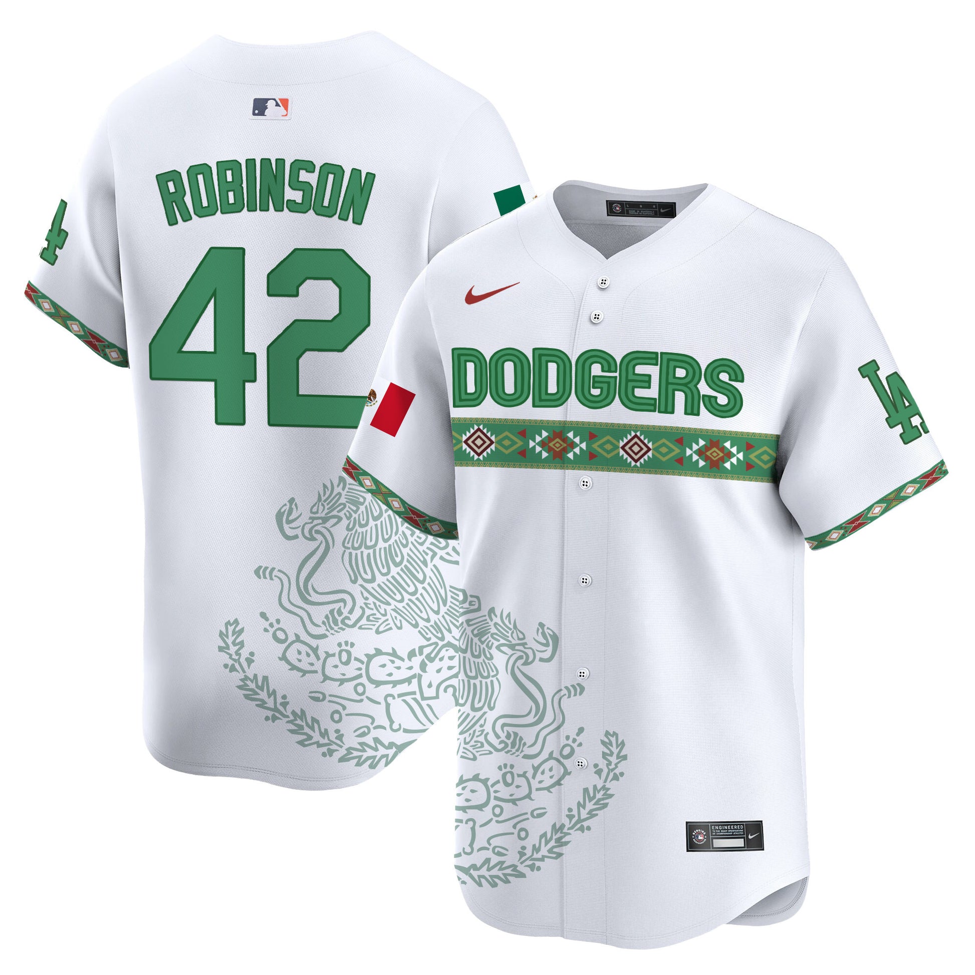 Los Angeles Dodgers Mexico Vapor Premier Limited Jersey V3 - Printed