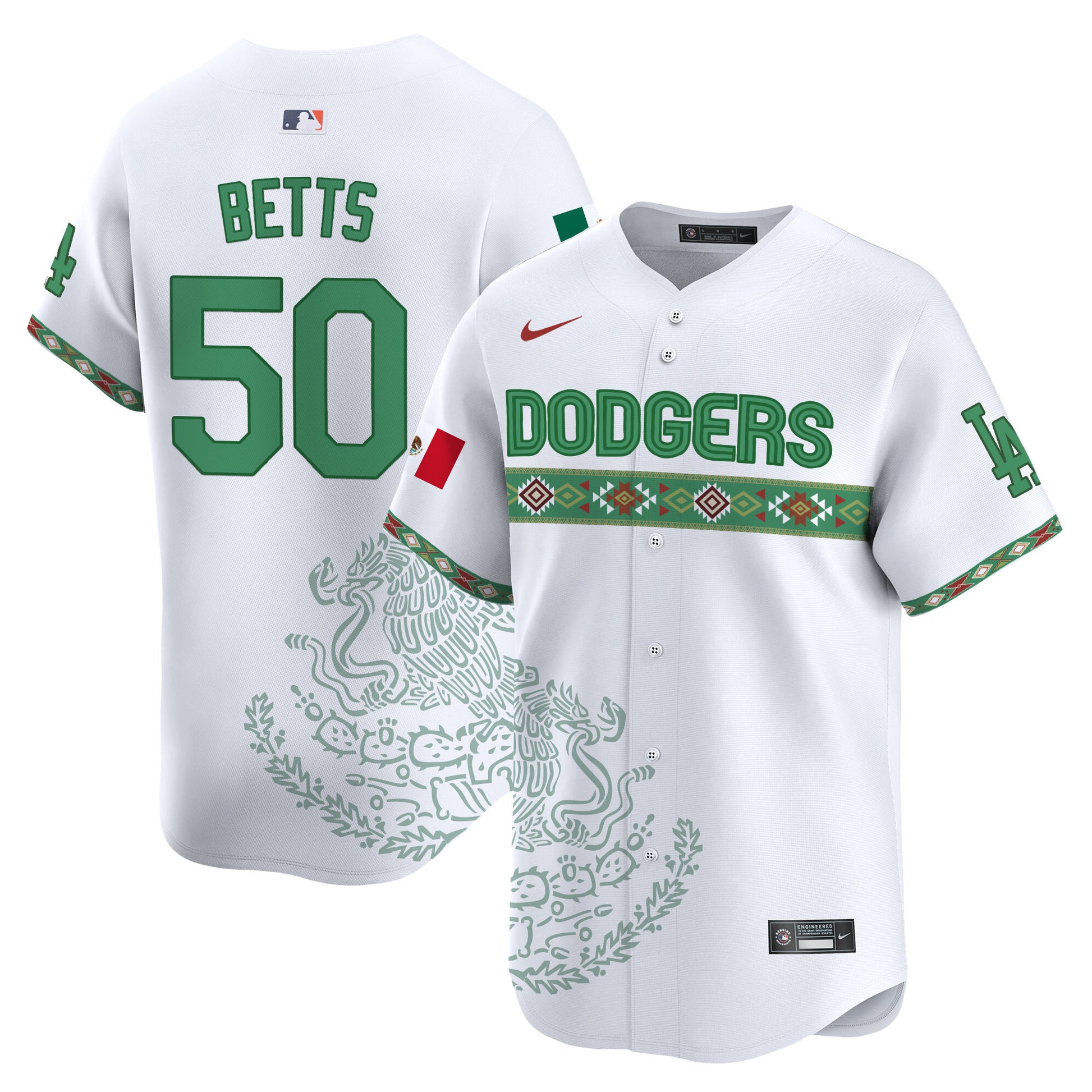 Los Angeles Dodgers Mexico Vapor Premier Limited Jersey V3 - Printed