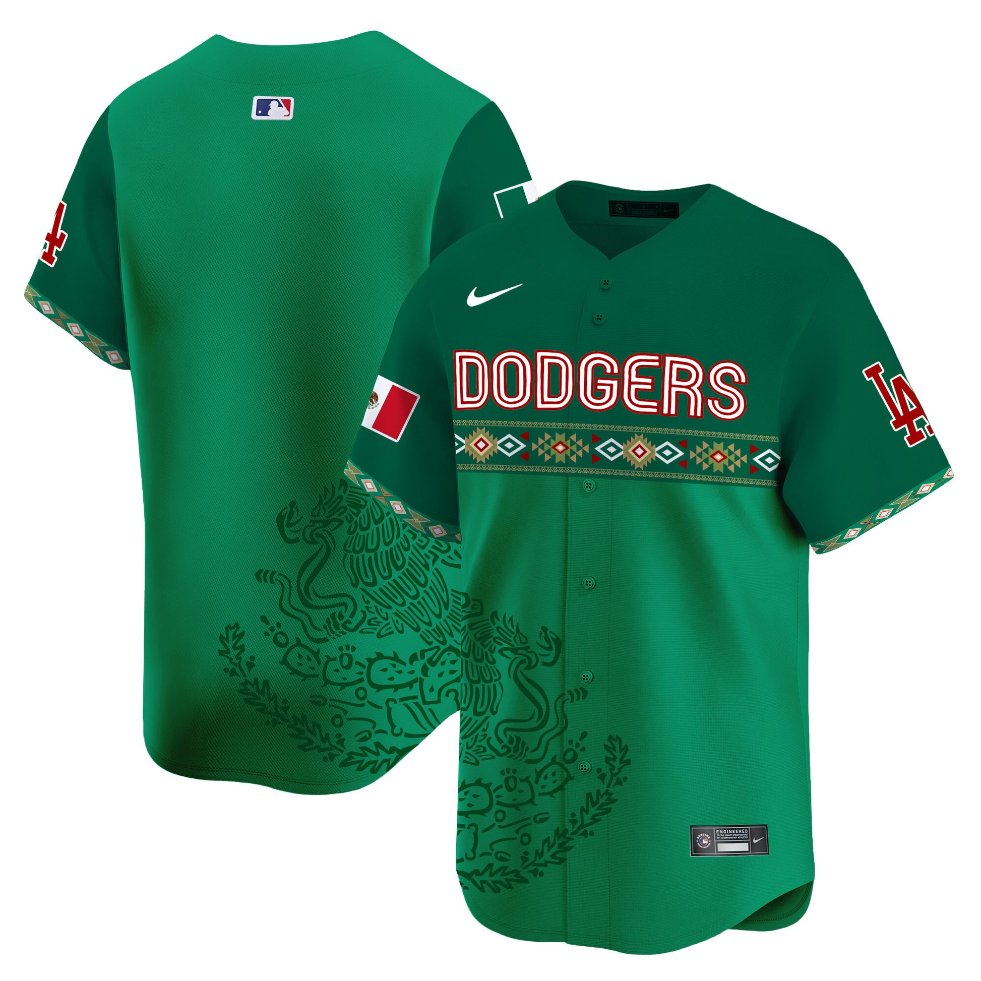 Los Angeles Dodgers Mexico Vapor Premier Limited Jersey V3 - Printed
