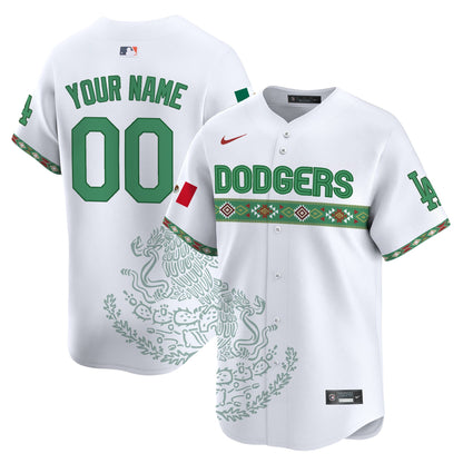 Los Angeles Dodgers Mexico Vapor Premier Limited Custom Jersey V3 - Printed
