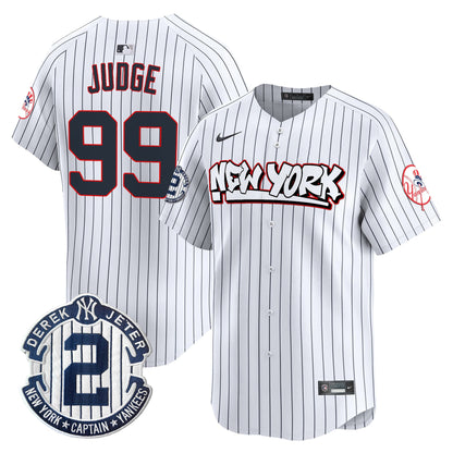 Men's New York Yankees Graffiti Vapor Premier Limited Jersey V2 - All Stitched