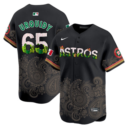 Houston Astros Paisley Mexico Vapor Premier Limited Jersey V4 - Printed