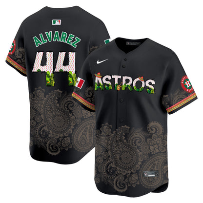 Houston Astros Paisley Mexico Vapor Premier Limited Jersey V4 - Printed