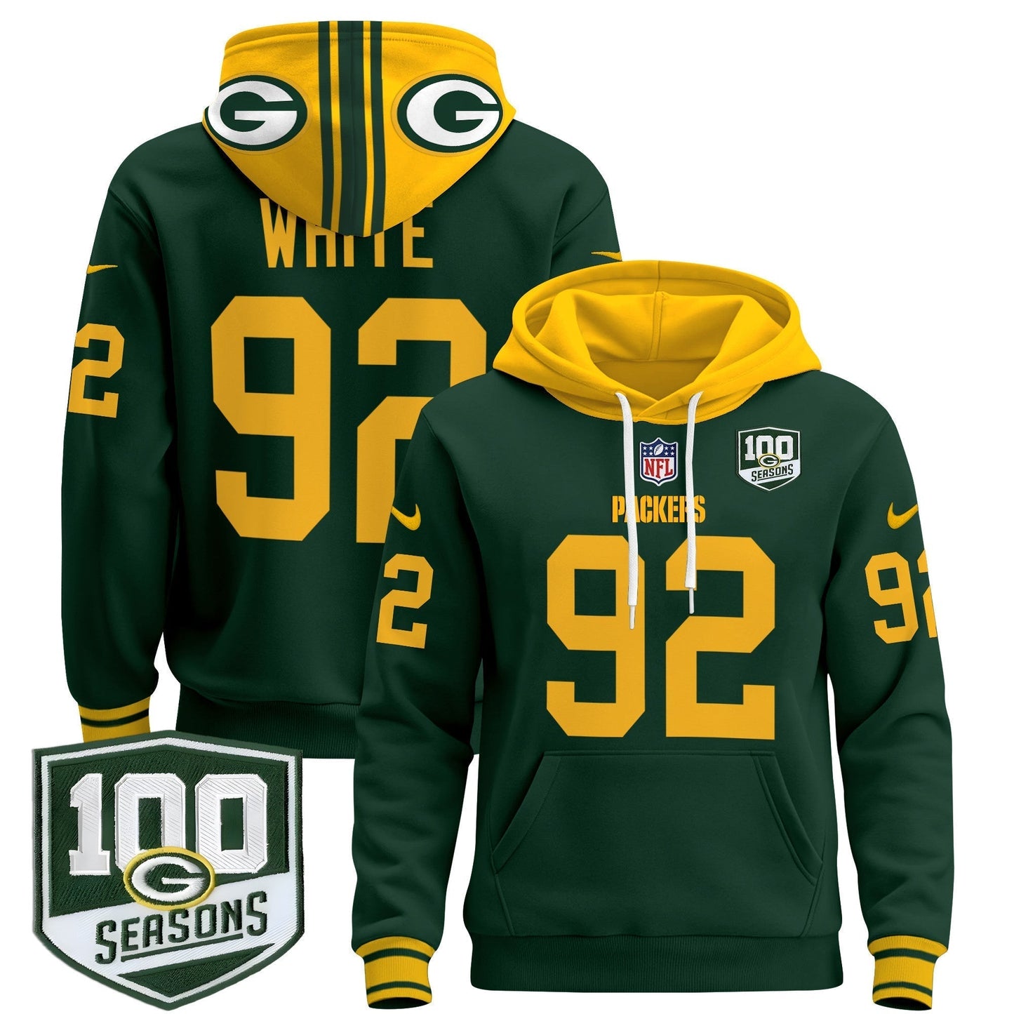GB Throwback 2024 Pullover Hoodie - All Stitched