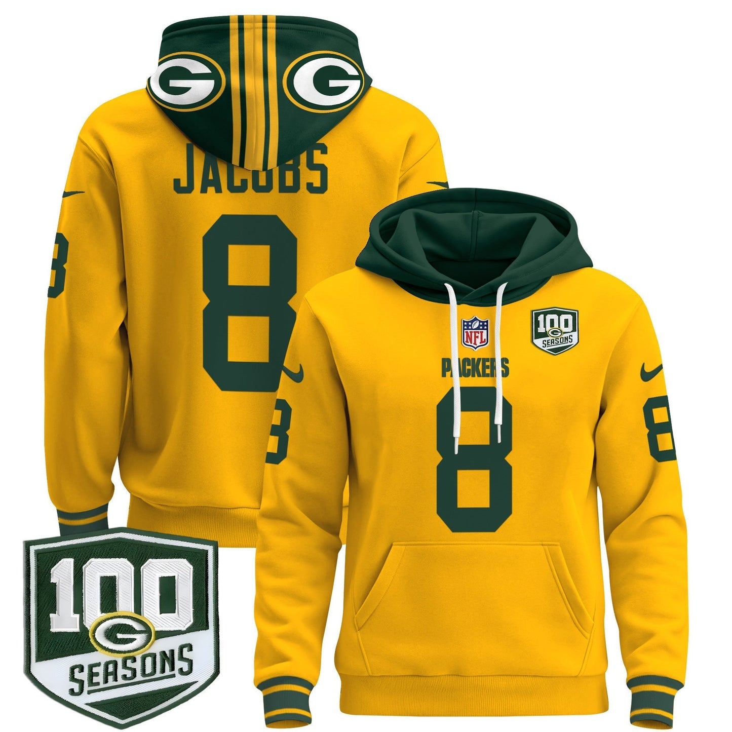 GB Throwback 2024 Pullover Hoodie - All Stitched