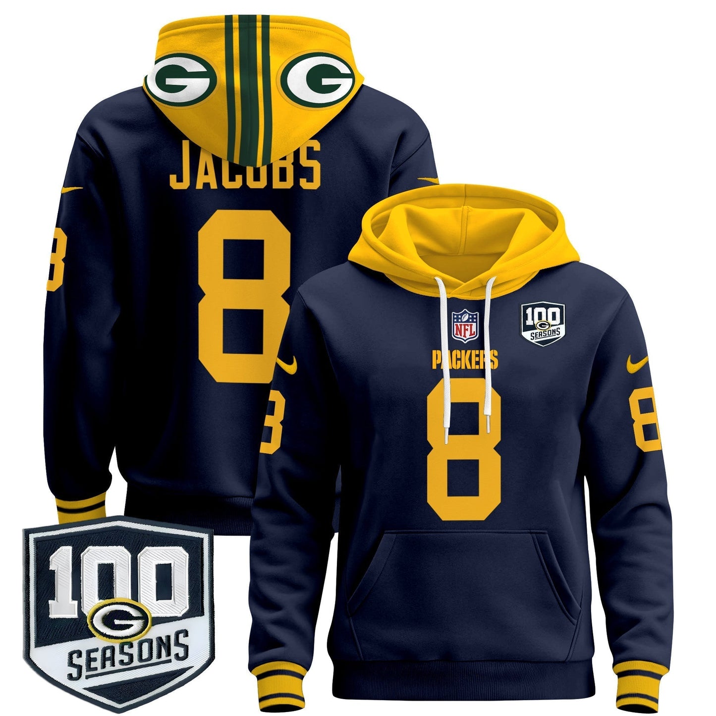 GB Throwback 2024 Pullover Hoodie - All Stitched