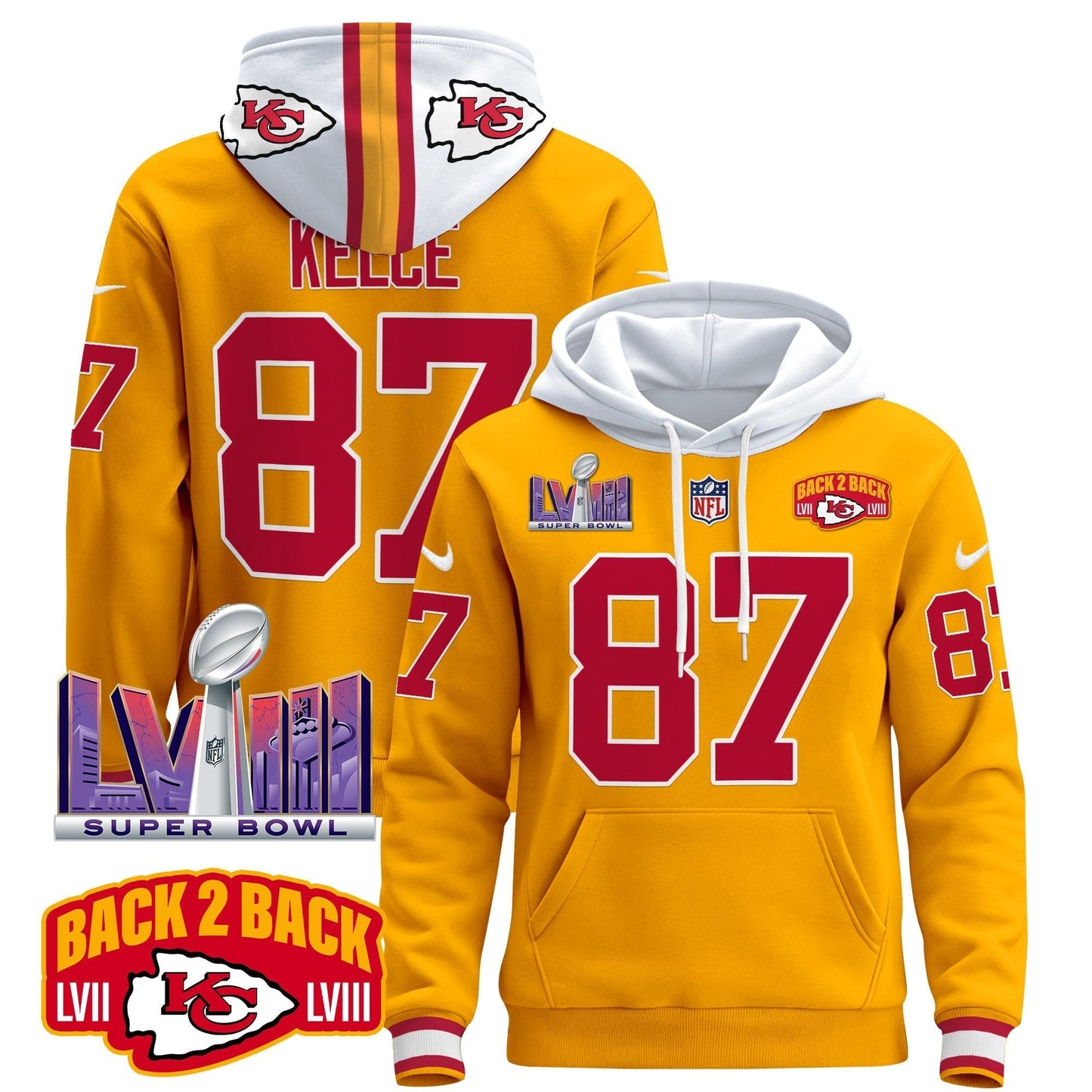 KC 2024 Pullover Hoodie - All Stitched