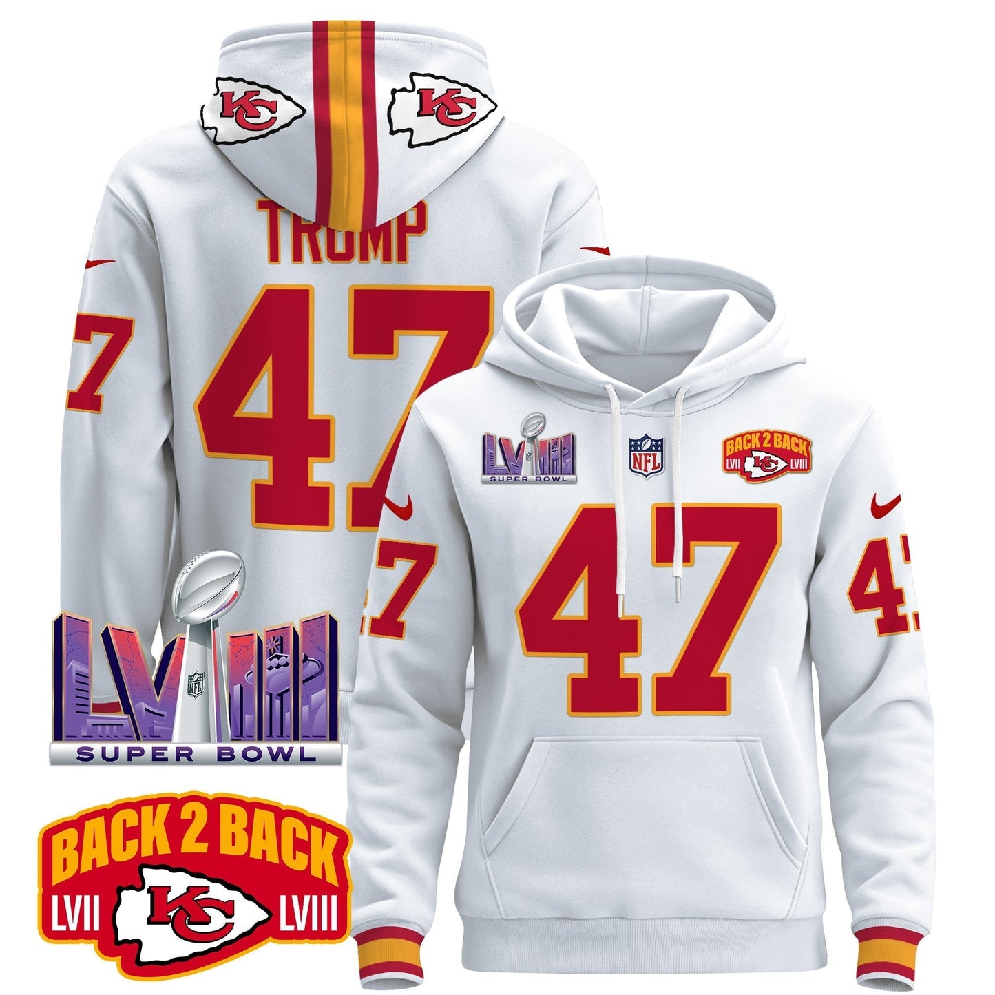 KC 2024 Pullover Hoodie - All Stitched