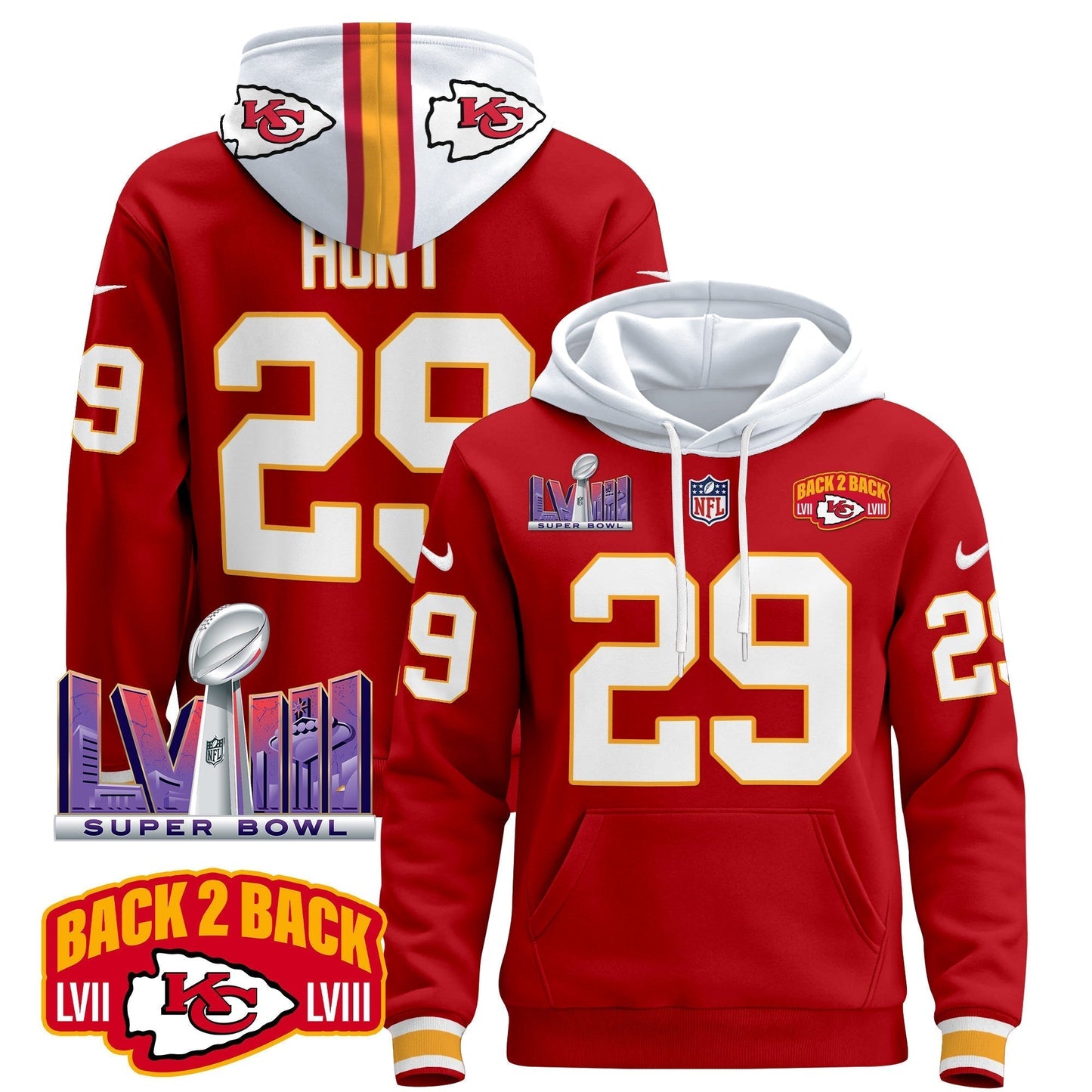 KC 2024 Pullover Hoodie - All Stitched