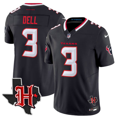 HOU 2024 Texas Patch Vapor Limited Jersey V5 - All Stitched