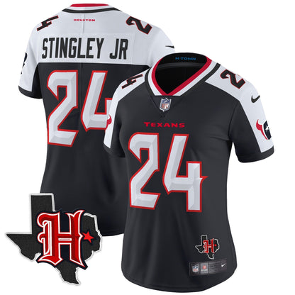 Women's HOU 2024 Texas Patch Vapor Limited Jersey V5 - All Stitched