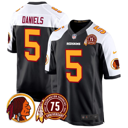 WR 75th Patch Throwback Game Jersey - All Stitched