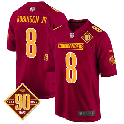 WAS 90th Anniversary Patch Game Jersey - All Stitched