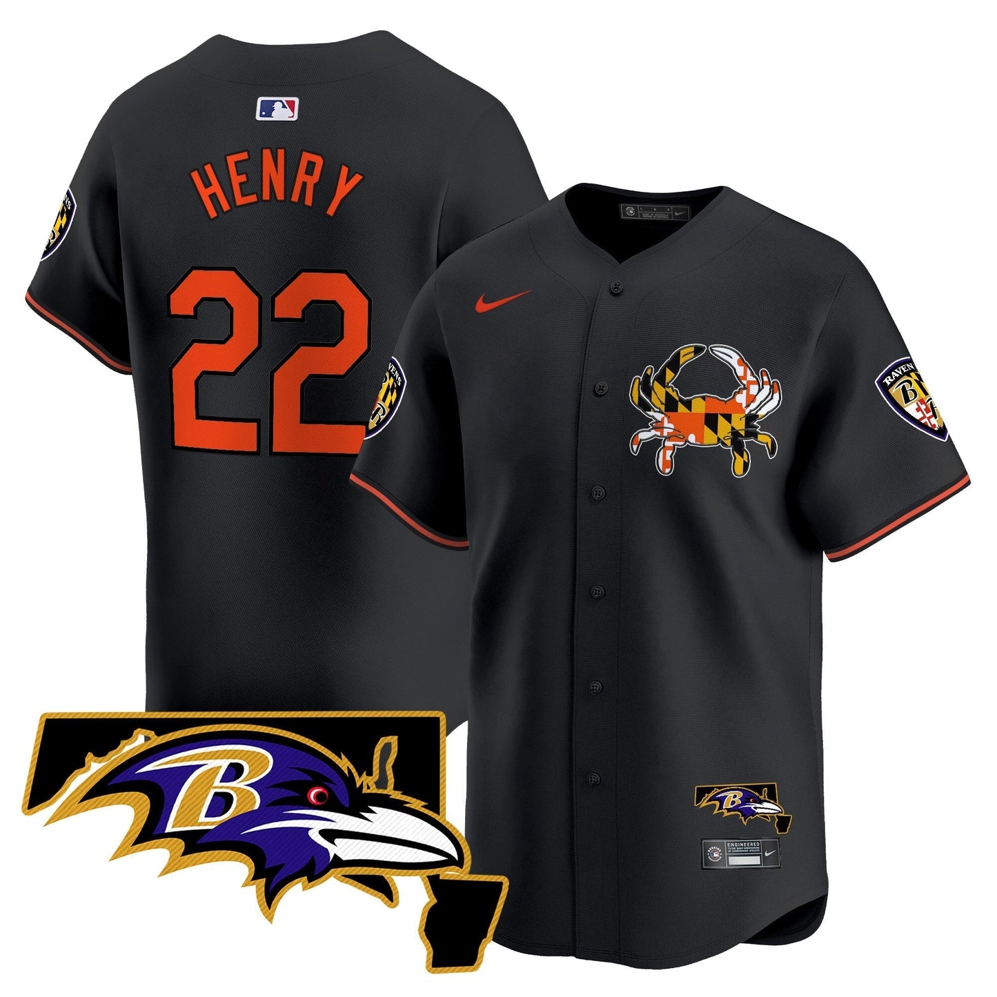 BAL 2024 Vapor Premier Baseball Jersey - All Stitched