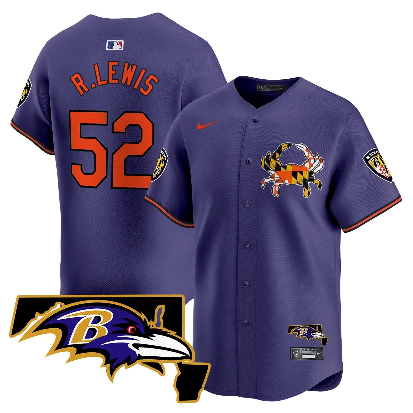 BAL 2024 Vapor Premier Baseball Jersey - All Stitched