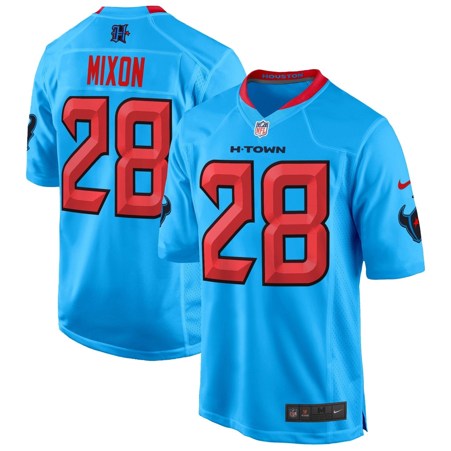 HOU 2024 Game Jersey - All Stitched