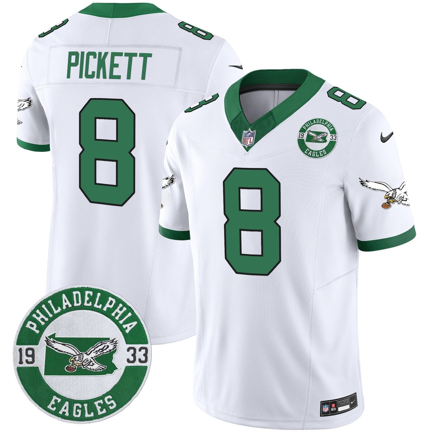 PHI 2025 Throwback Vapor Limited Jersey - Est. 1933 Patch - All Stitched