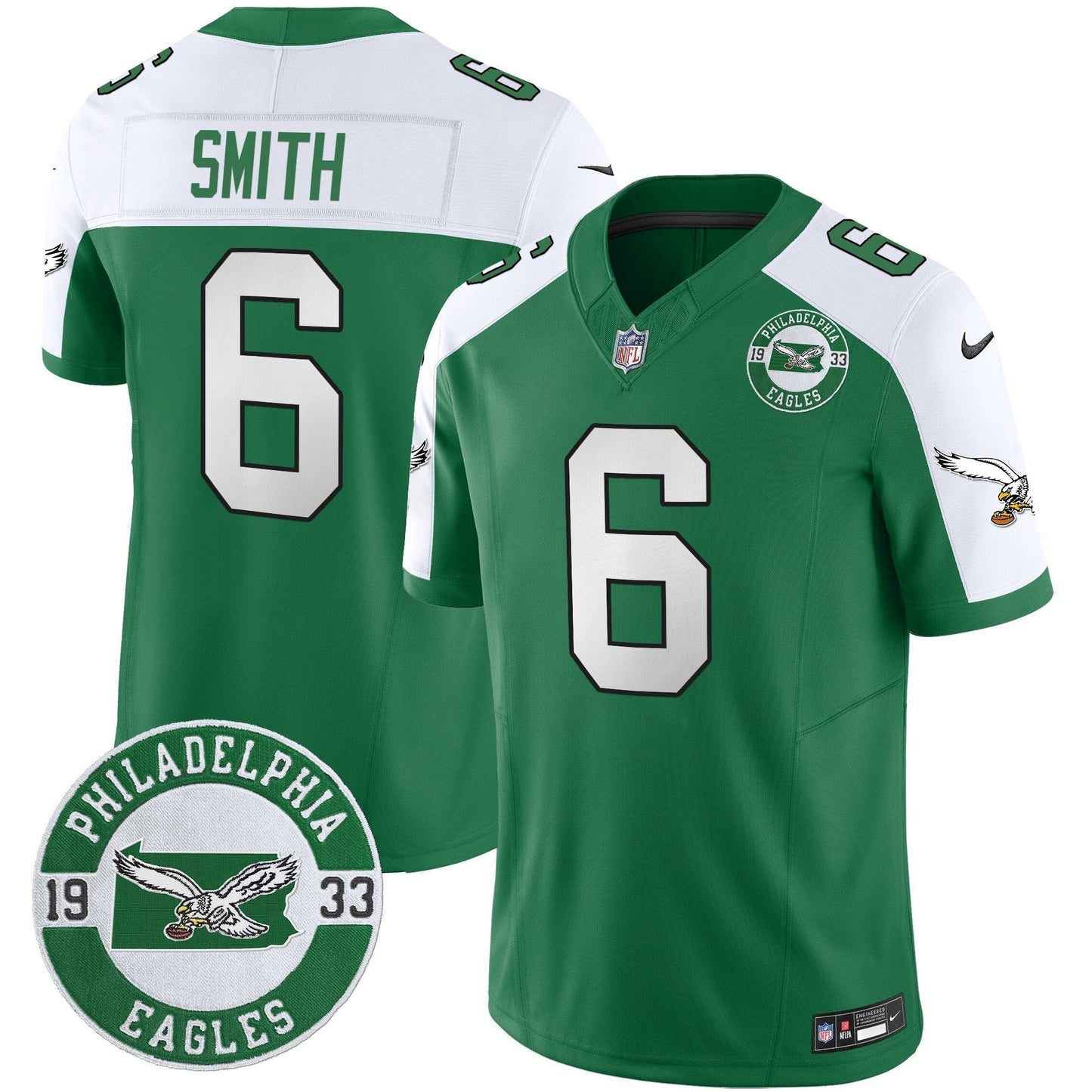 PHI 2025 Throwback Vapor Limited Jersey - Est. 1933 Patch - All Stitched